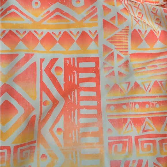 US Apparel swim shorts Aztec print front lace up - Picture 7 of 7